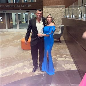 Long dress from nieman marcus stretch